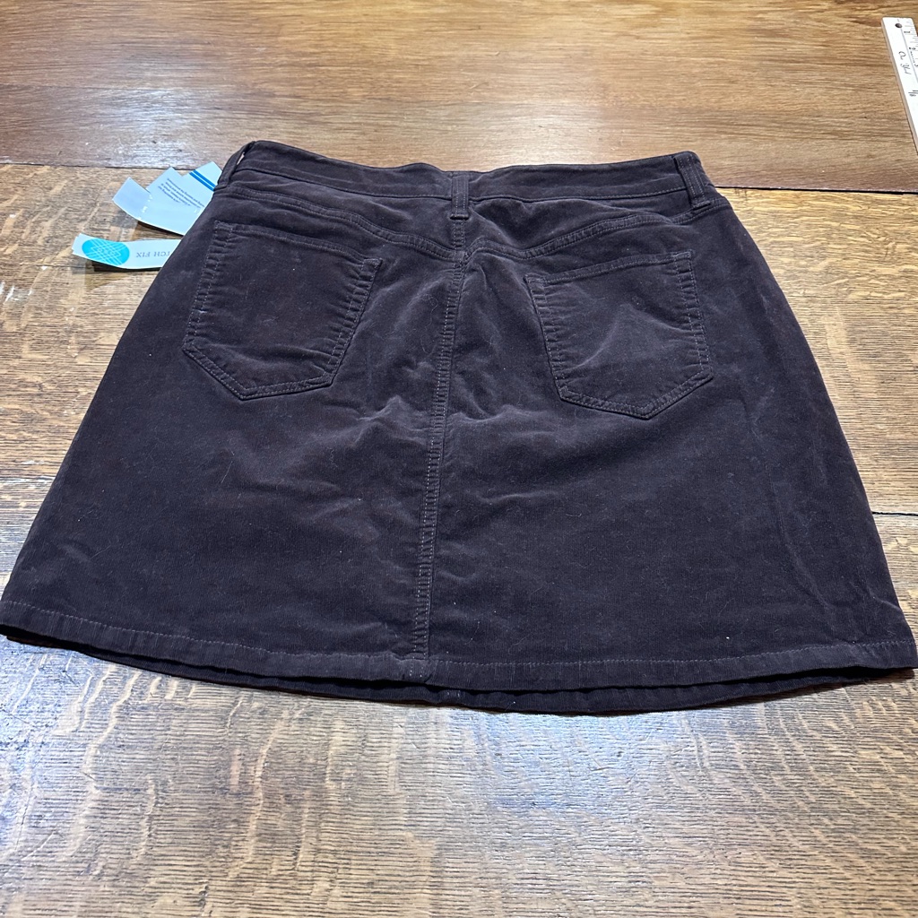 Market & Spruce Nwt Sz 12 Stitch Fix Dark Brown Mini Skirt. E — image 6 of 8